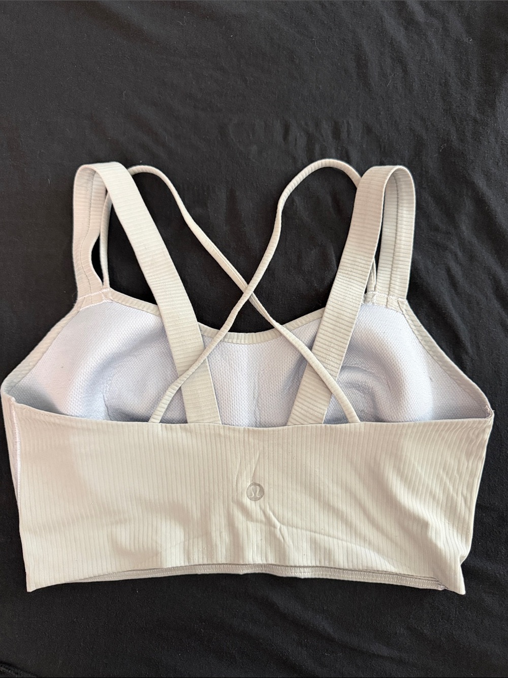 lululemon athletica Light Beige Strappy Sports Bra - Picture 2 of 6